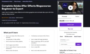 Read more about the article Complete Adobe After Effects Megacourse Review for motion designers